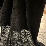 No Boundaries  Elegant Black Lace Women's Midi Skirt with Tube Top Size S Photo 8