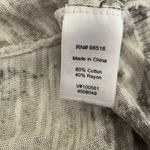 Coldwater Creek  Women Cardigan XL Ivory Longline Waterfall Open Front Neutral‎ Photo 6