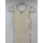 ALC Frank A.L.C. Ivory Knit Caleb Dress Cross-back Tie Midi Size S Photo 4