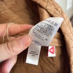 Lands' End  Womens Quilted Barn Coat Jacket Tan‎ Brown Lightweight Classic Photo 1