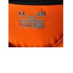 Under Armour  Neon Orange & Black Activewear Short Sleeve Top ~ Size LARGE Photo 5