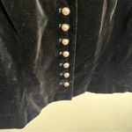 Vintage Tostmann Velvet Top Long Sleeve Pearl Buttons 42 Black Size undefined Photo 5