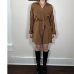 ZARA Brown Romper Size Medium Photo 2