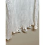 Good American  Women's GWB0094 Size 5/6 Ivory Plisse Wide Leg Pants NWT Photo 9