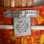 Alberto Makali  Red and Yellow Sleeveless Top Photo 2