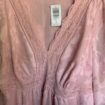 Torrid  NWT Babydoll Clip Floral Long Sleeve Top Pink Photo 6