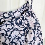 J.Crew CRINKLE COTTON TANK TOP ROSE BLUE PINK VINES M Photo 4