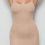 SKIMS  Fits Everybody Short Mini Slip Dress in Clay XXS Photo 0