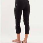 Lululemon Hold Me Close Embossed Floral Crop Leggings Photo 0