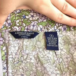 American Eagle Outfitters Stretch Floral Mini Skirt, Purple and Green, Size 4 Photo 13