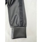 No Ka'Oi Sequin Hoodie Faux Leather Trim Pullover Athleisure Top 00 Black Photo 7