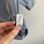 Athleta  woman athletic crop top bluish gray color Photo 6