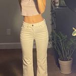 American Eagle Flare Yellow Corduroy Jeans Photo 0