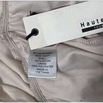 Haute Monde  | Mesh Sheer Beige Casual Short Sleeve Blouse Size Medium Photo 3