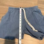 Aerie Low Rise Pintuck Wide leg Skater SweatPants marbled blue size XS Photo 8