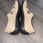 Dr. Scholls Dr Scholl’s Creamy Beige Cutout Strapp Double Air Pillow Leather Loafers 5.5 Photo 4