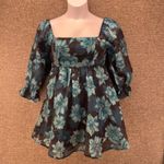 Milkmaid Dress Large Whimsigoth Dark Romantic Coquette Victorian Vibes Blue Photo 1