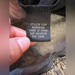 Lapis Anthropologie floral Ruffle Halter / Strapless Elastic Mini Dress size M Gray Size M Photo 8