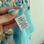 19 Cooper  Floral Puff Sleeve Sweetheart Neck Midi Dress Photo 5