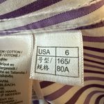 Brooks Brothers  Fitted Shirt All Supima Cotton Button Up Lavender Purple Stripe Photo 7