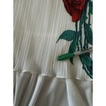 Y2K CUE floral Pullover Tunic 3/4 Sleeve Shawl V Photo 6