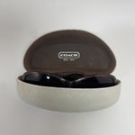 Coach  S2002 Black Logo Sunglasses Gradient Lenses Hard Shell Case Photo 6