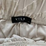 ‎VILA Floral Velvet Mini Skirt White Size XS Photo 5