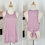 Lululemon Goal Up Tank Top Split Tie Back Pink Style W1BSJS Sz 6 Photo 1