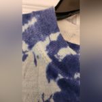 Equipment Agathe Mock Neck Sweater Blue Tie Dye Cashmere Women’s Sweater Medium Photo 8