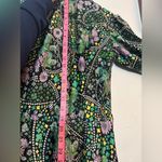 Handmade VINTAGE PARISIAN DRESS SZ SMALL FLORAL PATTERN W OLD CARS POLYESTER Photo 10