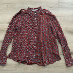 Alix of Bohemia Annabel Burgundy Tile Blouse Red Photo 0