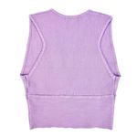 House of Harlow 1960 Lavender Purple Ribbed V Photo 1