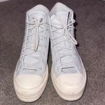 Converse LIMITED EDITION: Baby blue leather platform  “moon bathe” Photo 2