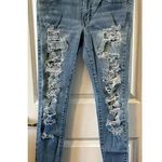 American Eagle  Jeans Women 6 Reg distressed Super Stretch High-Rise Jegging Photo 0
