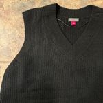 Vince Camuto women’s  black oversized sweater vest NWT Photo 7