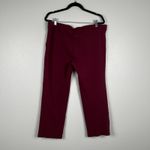 Betabrand Womens Dress Yoga Pants Maroon Sz 2XL Petite Photo 4