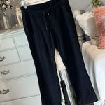 The Comfy Soft Modal Pants Sweatpants Black Drawstring Elastic Womens Small Lounge Photo 4