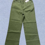 Tilly's 🛎️ 5/$20 NWT Sky and Sparrow Twill Crop Women's Wide Leg Pants Size 1 Photo 0