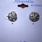 Periwinkle by Barlow Hammered Sand Dollar Earrings Photo 1