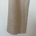 NWT Commense Beige Linen Wide Leg Trouser Pants Old Money Quiet Luxury Aesthetic Tan Size M Photo 2