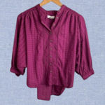 Anthropologie Pilcro The Tavi Buttondown Bohemian Top Size XSP Photo 0