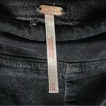 Free People Black In My Feelings Cropped Slim Velvet Flare Pants Photo 7