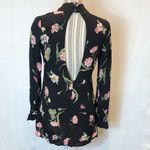 Flynn Skye  rayon black floral print tunic size S Photo 3