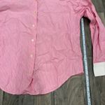Ralph Lauren  pink pinstripe contrast collared button down shirt blouse Photo 4