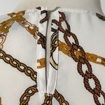 Worthington Worthinton Equestrian Theme Blouse with Tie Back - sz XS Photo 4