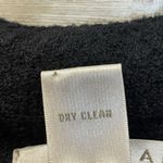 Kenar Womens Small Sweater Black 100% Wool Knit Zipper Jacket Lined Cowl Neck Photo 7