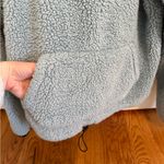 Playing for Keeps Blue Sherpa Fleece Pullover Quarter Zip size Small Photo 2