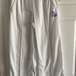 Disney Womens Medium White Wide Leg Eeyore Casual Pants Streetwear Athleisure Photo 0