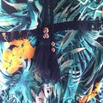 Derek Heart Tropical Floral Ruffle Romper Plus Size Photo 11