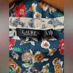 Ralph Lauren Lauren Ralph Floral Linen Short-Sleeve Sweater Size L NWOT Photo 6